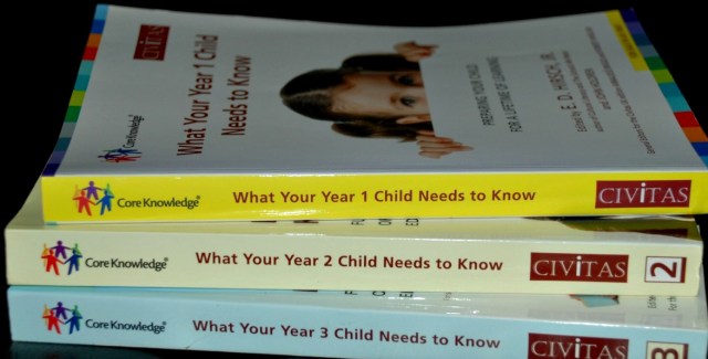 Core Knowledge Books year 1 , year 2 and year 3 great for planning and ideas