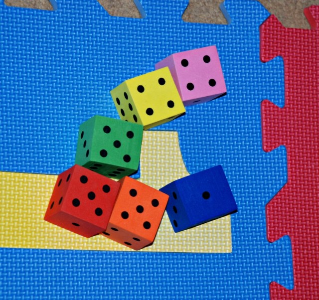 Foam Dice from Target UK