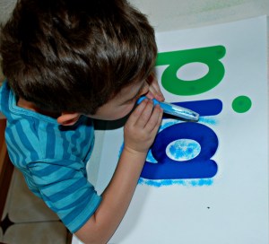 Using the blow markers