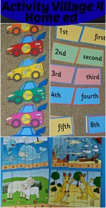 Activity Village pages used in our Home education