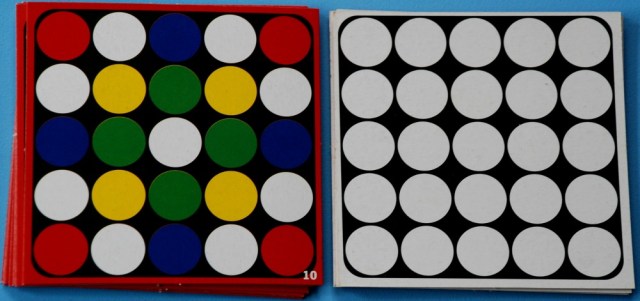 Edushape Tricky Fingers pattern cards included with the game