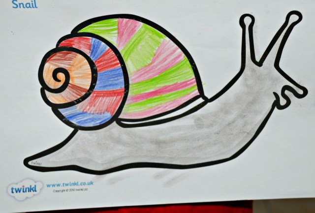 Mad About Minibeast - the snail with a rainbow shell