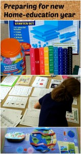 Preparing for our new Home education year