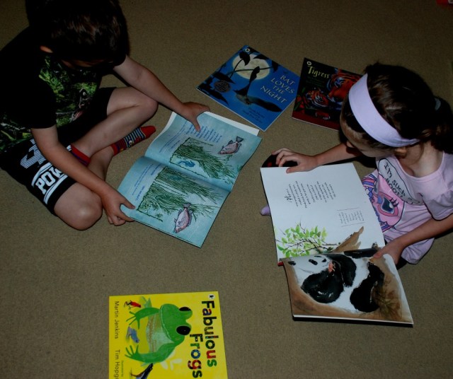 Reading our new Nature Storybooks