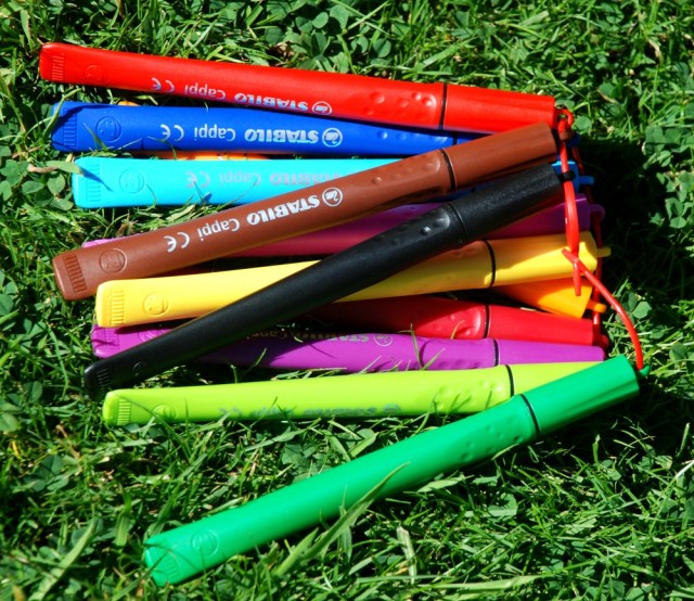 STABILO Cappi pens are perfect to use when you take the kids out on walks or outings