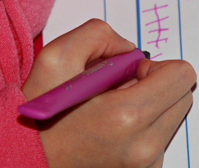 STABILO Cappi pens have lovely grips for where the fingers need to go
