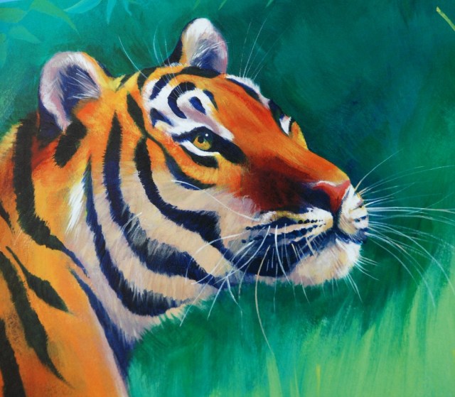 Tigress stunning image from the lovely Nature Storybook range