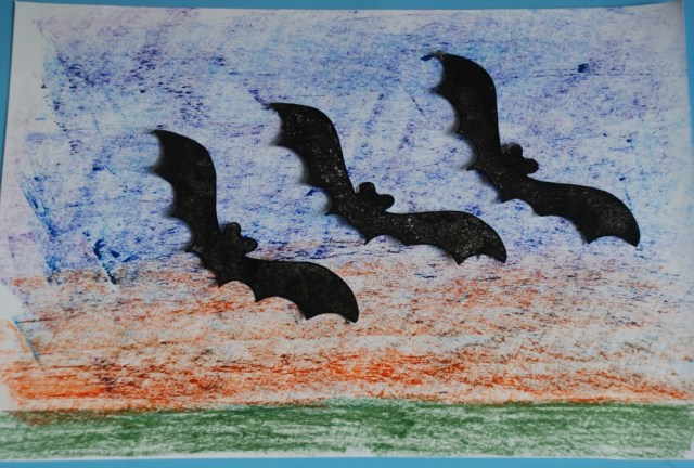 bats-at-dusk-picture-by-kids-background-with-pol-pastels-and-bats-are-from-an-activity-village-template