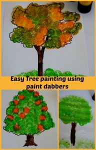 easy-tree-painting-for-children-using-paint-dabbers