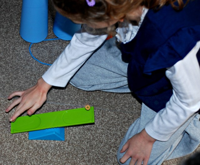Learning Resources Simple Machine set - flying cheerios through the house