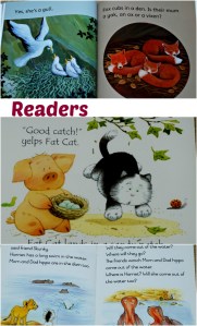 readers as used by the children of ofamily learning together