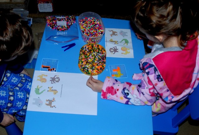 Creating the animals from the Jungle animal fuse bead kit