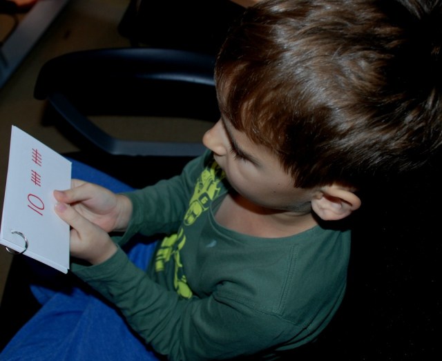 Home-made number bond to 10 booklet