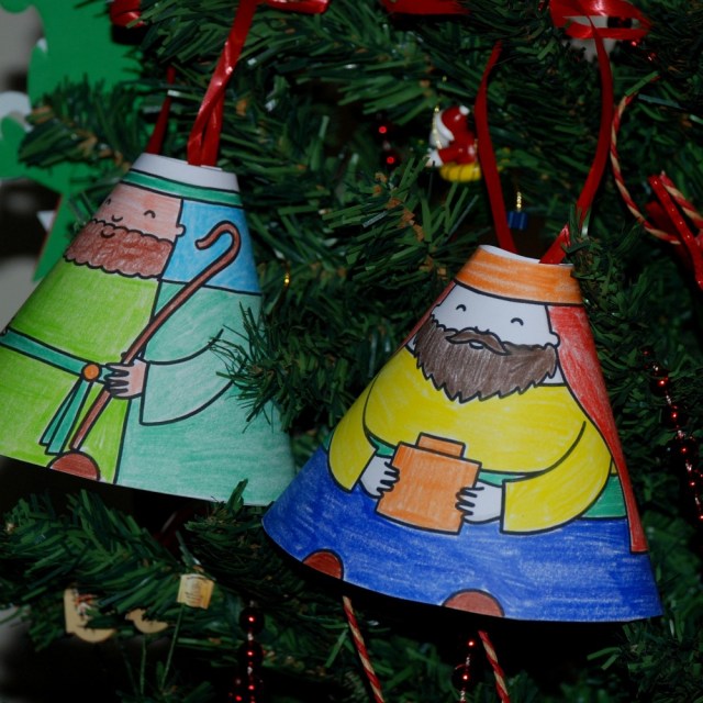 Cone People Christmas tree decorations