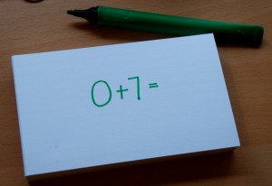 number bond booklet a new sum on each card