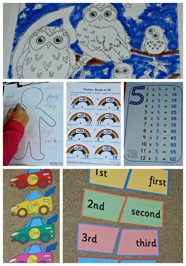 Activity Village pages