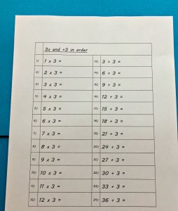 Free to download division practice pages