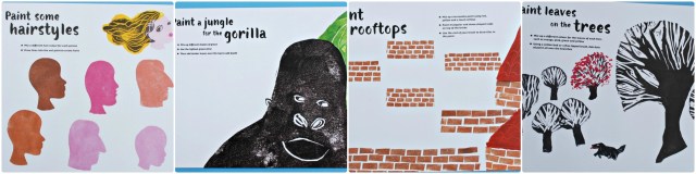 Painting-in Book. Great for easy, no prep painting projects at home