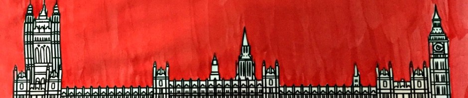 Houses of Parliament painting activity for young children using the london colouring pages from Twinkl