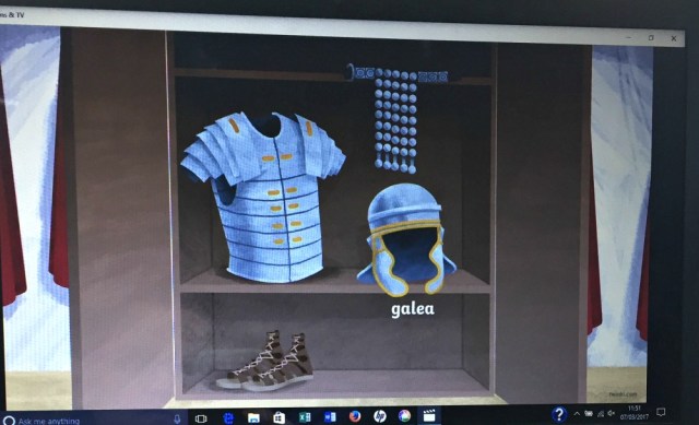 Roman soldier animated clip made by Twinkl resources as part of their educational Roman resources