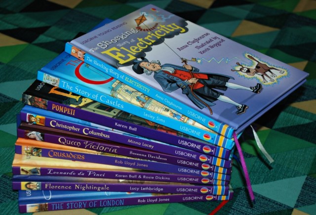 Usborne Young Reading series books which we use as part of our home education