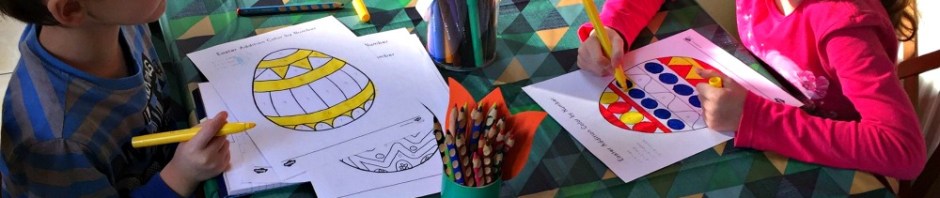 A good quality wipe clean table cloth is a must have home education item