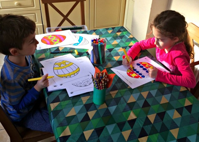 A good quality wipe clean table cloth is a must have home education item