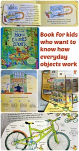 Usborne See Inside How THings work.  Book for children who want to know how everyday objects work