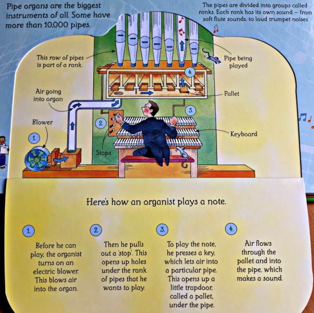 Usborne See Inside How Things Work. the Making music page includes how a pipe organ works