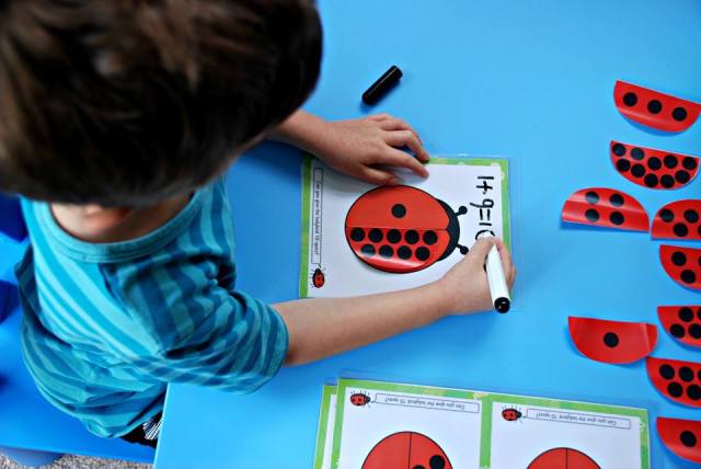 Free to download Ladybird Number bons activity from Twinkl