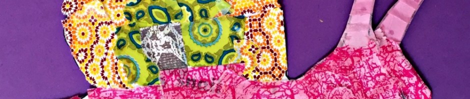 Decopatch Snail created using a shadow stick puppet from Twinkl website and some decopatch paper