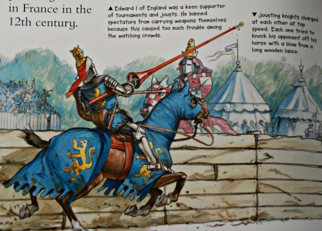 100 Facts Knights & Castles inlcudes lots of information about what life as a knight would have been like