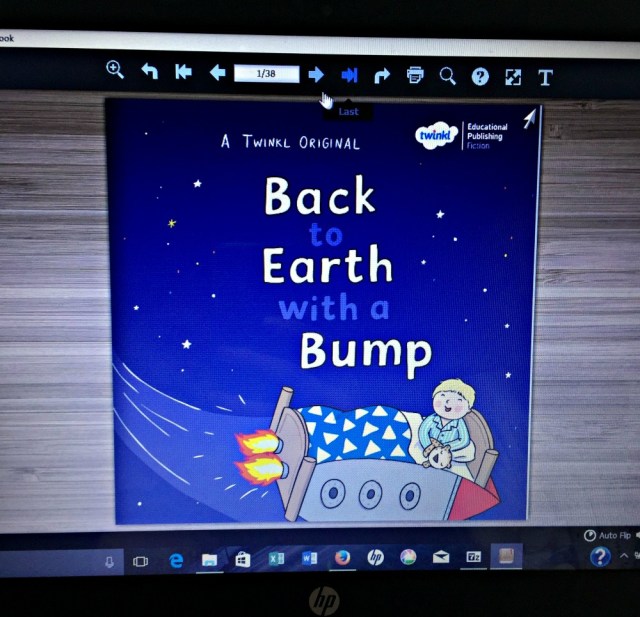 Twinkl original story. Back to Earth with a Bump