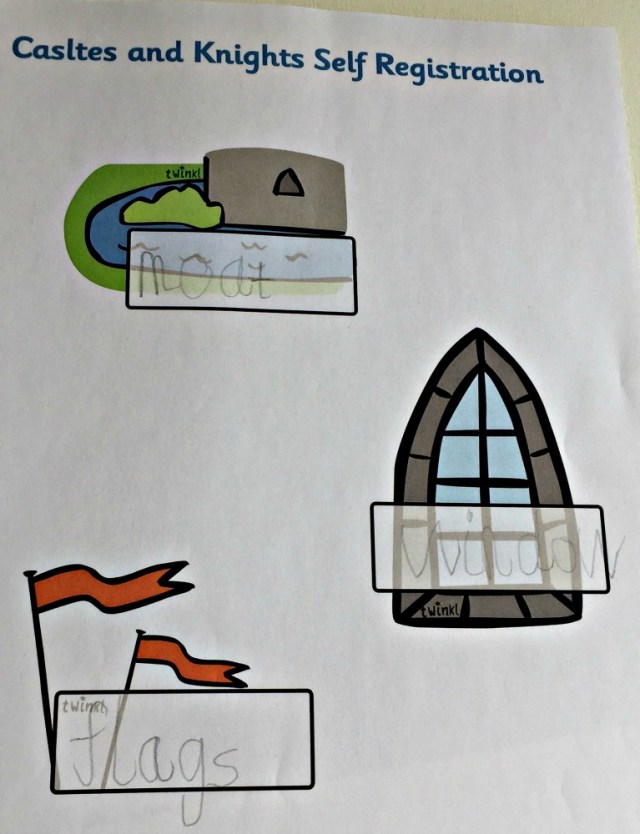 Free to download Self Registration Castles and Knights from Twinkl Resources. Great to use with children who might enjoy labelling a toy castle