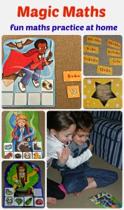 Magic Maths by Orchard Toys. A fun way to practice maths at home. answer the sums and collect ingredients