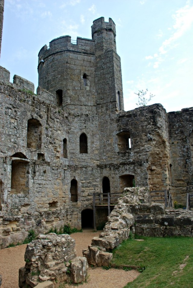 Bodiam Castle. Inside the castle walls. A stunning National Trust site
