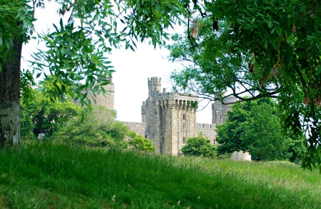 Bodiam Castle. A National Trust Site in the UK. stunning walk up to the castle
