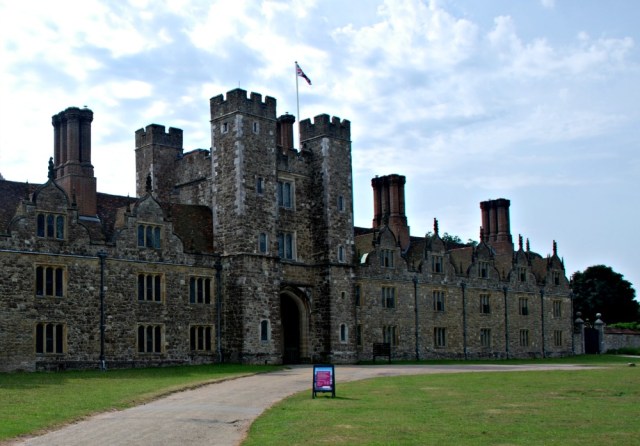 Knole Castle. A National Trust Site in the UK. Kids can go up inside the gatehouse
