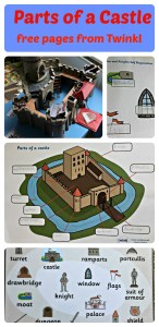 Parts of s Castle. Free to download pages from Twinkl Resources includes a word mat and labelling activity