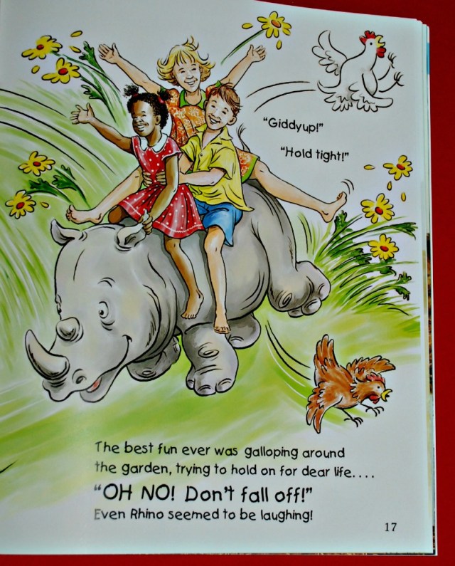 Rescuing Rhino. A sweet fictional story about an orphaned rhino