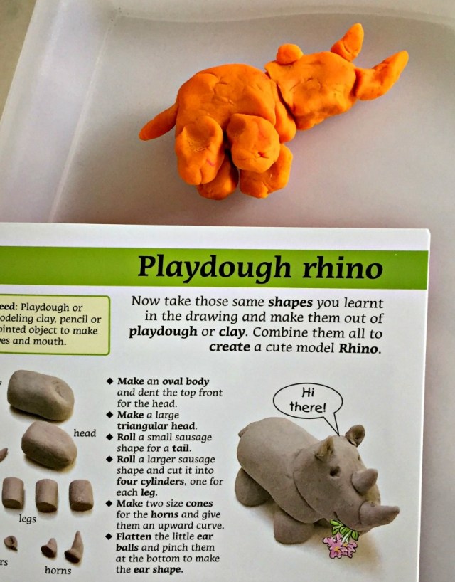 Rescuing Rhino a sweet children's story which includes some cute craft ideas for the kids to try after they have finished reading the story