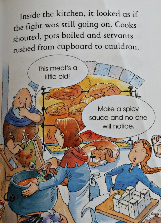 Usborne Young Reading book. The Story of Castles is written in a very child-friendly manner