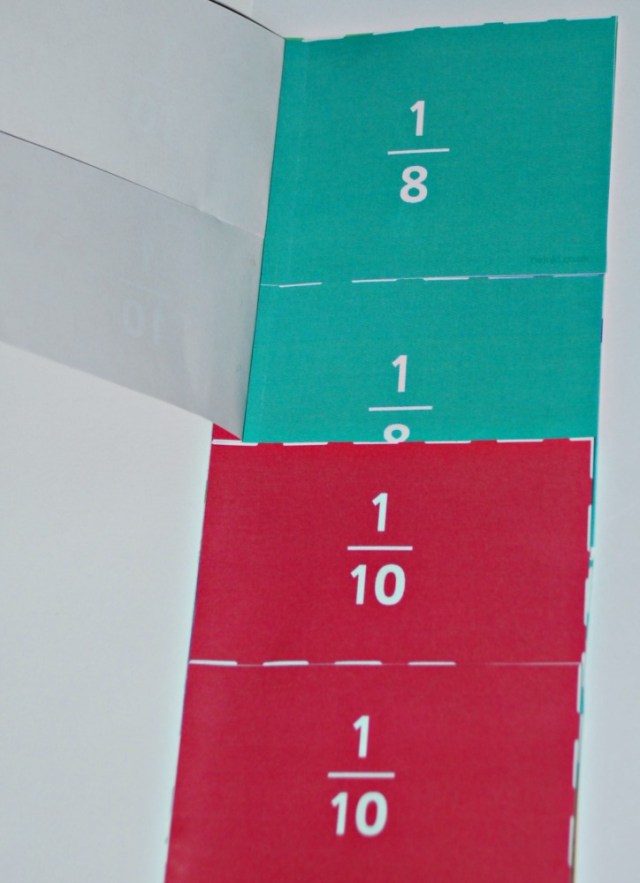 Equivalent Fraction aid for one-half includes four-eigths and five-tenths. Made using Twinkl pages