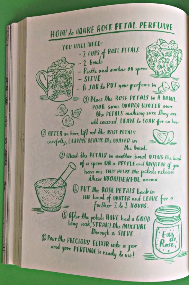 Hello Nature includes making and growing activities like How to make Rose Petal Perfume