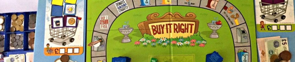 Learning Resources Buy It Right shopping game. An excellent money game for children. Lots of maths practice