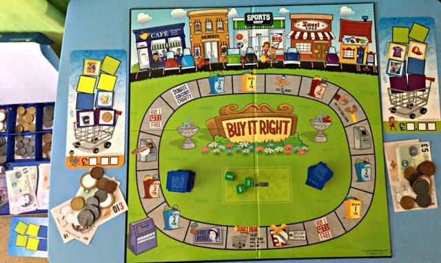 Learning Resources Buy It Right shopping game. An excellent money game for children. Lots of maths practice
