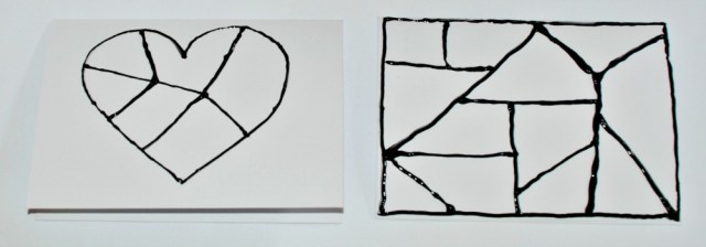 Birthday ccard templates created using dimensional paint. leave it to dry properly before you start painting