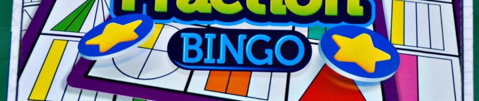 Learning Resources Rainbow Fraction Bingo game comes with two levels