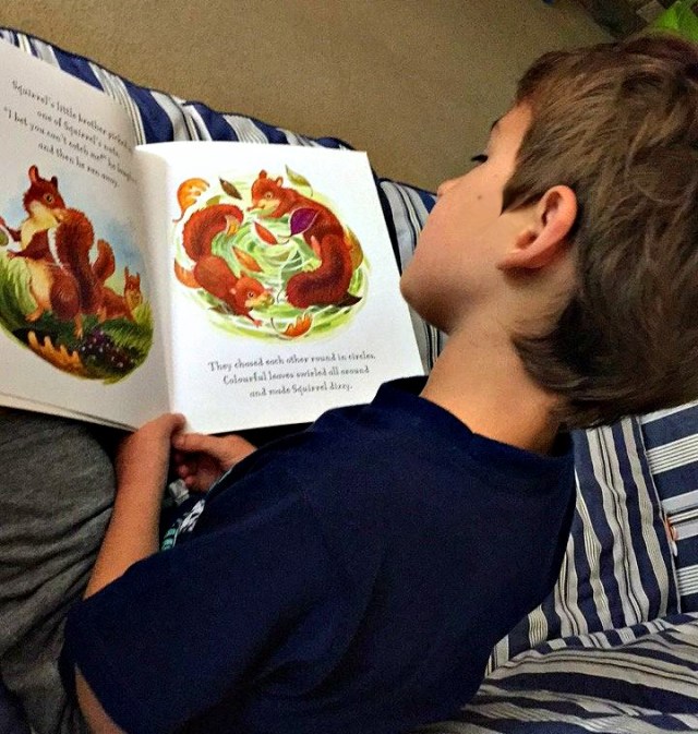 Reading old favourite story books as readers