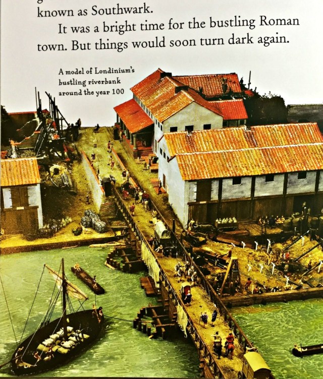 The Story of London starts with the Roman town Londinium. Part of the Usborne Young Reading series